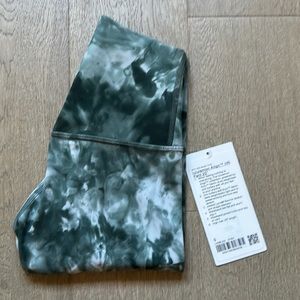 align 25" diamond dye starlight smoked spruce size 0 lululemon nwt